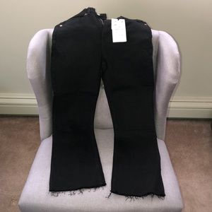 Zara Cropped Flare Jeans